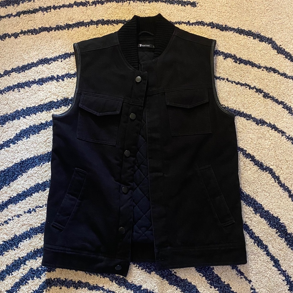 T by Alexander Wang black vest jacket